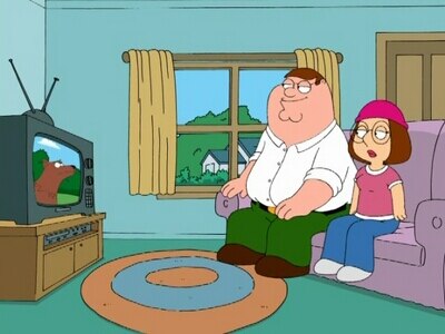 Watching TV with Meg